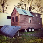Couple Builds a 140 sq ft Cottage on Wheels